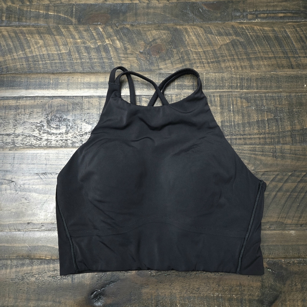 LULULEMON Like A Cloud Long Line Highneck Sports Bra |‎ 4